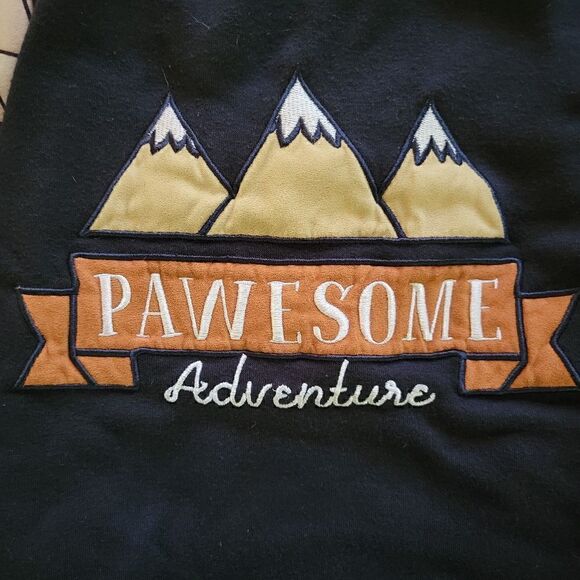 Bond & Co Dog Hoodie Black Cream Medium (DG3MED) - Picture 6 of 6